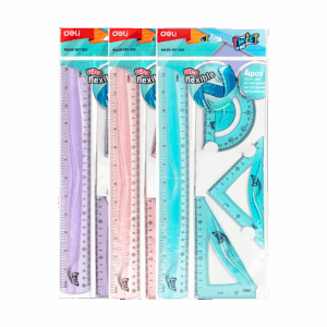 Set de Reglas de Geometria 30cm Flexible Twist me-Del