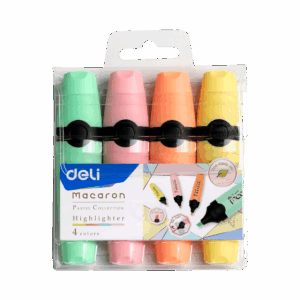 Set Resaltadores 4 colores Macaron Deli