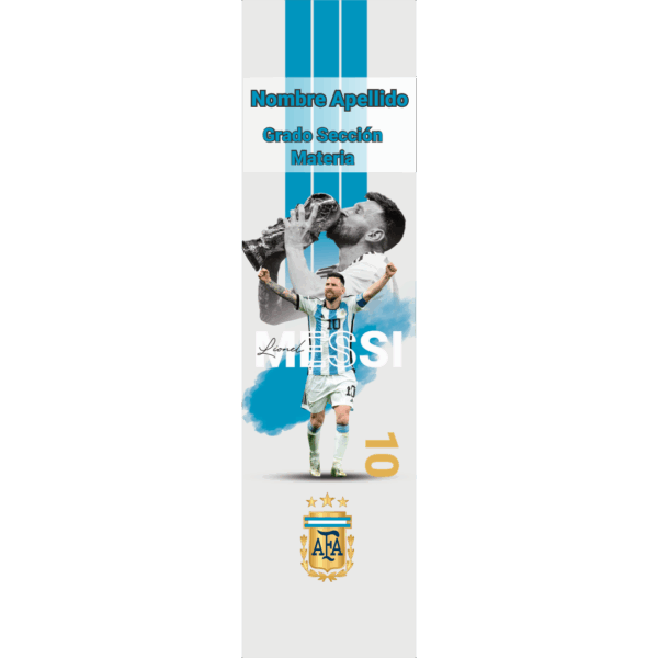 Book Wrap Messi Argentina ( 6 und )