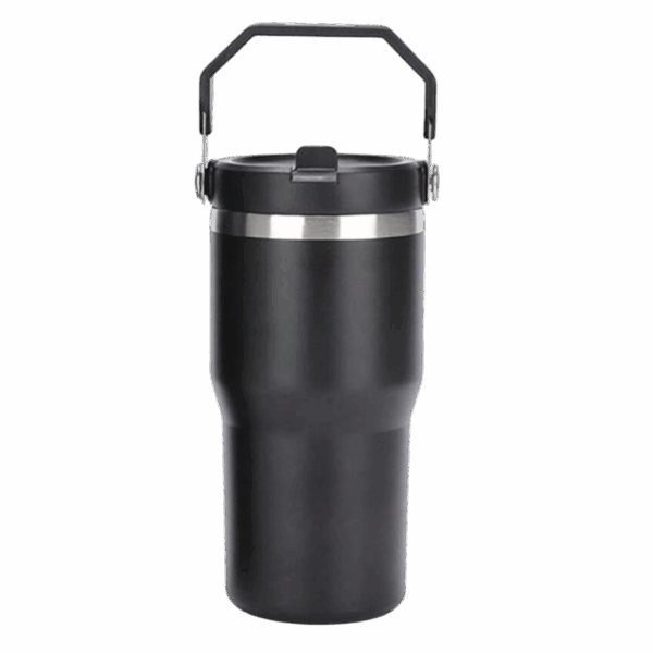 Tumbler kids acero inoxidable negro 20oz