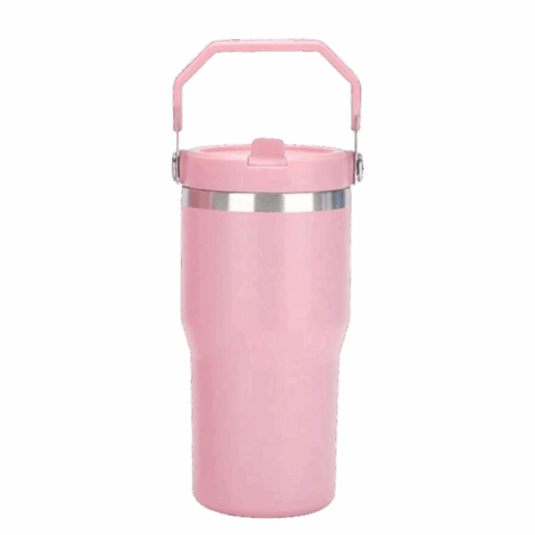 Tumbler kids acero inoxidable rosado 20oz